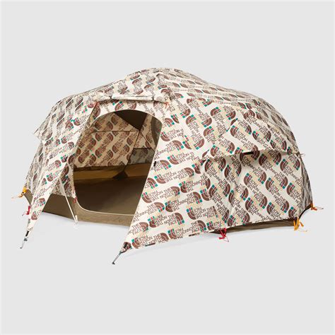 north face x gucci tent